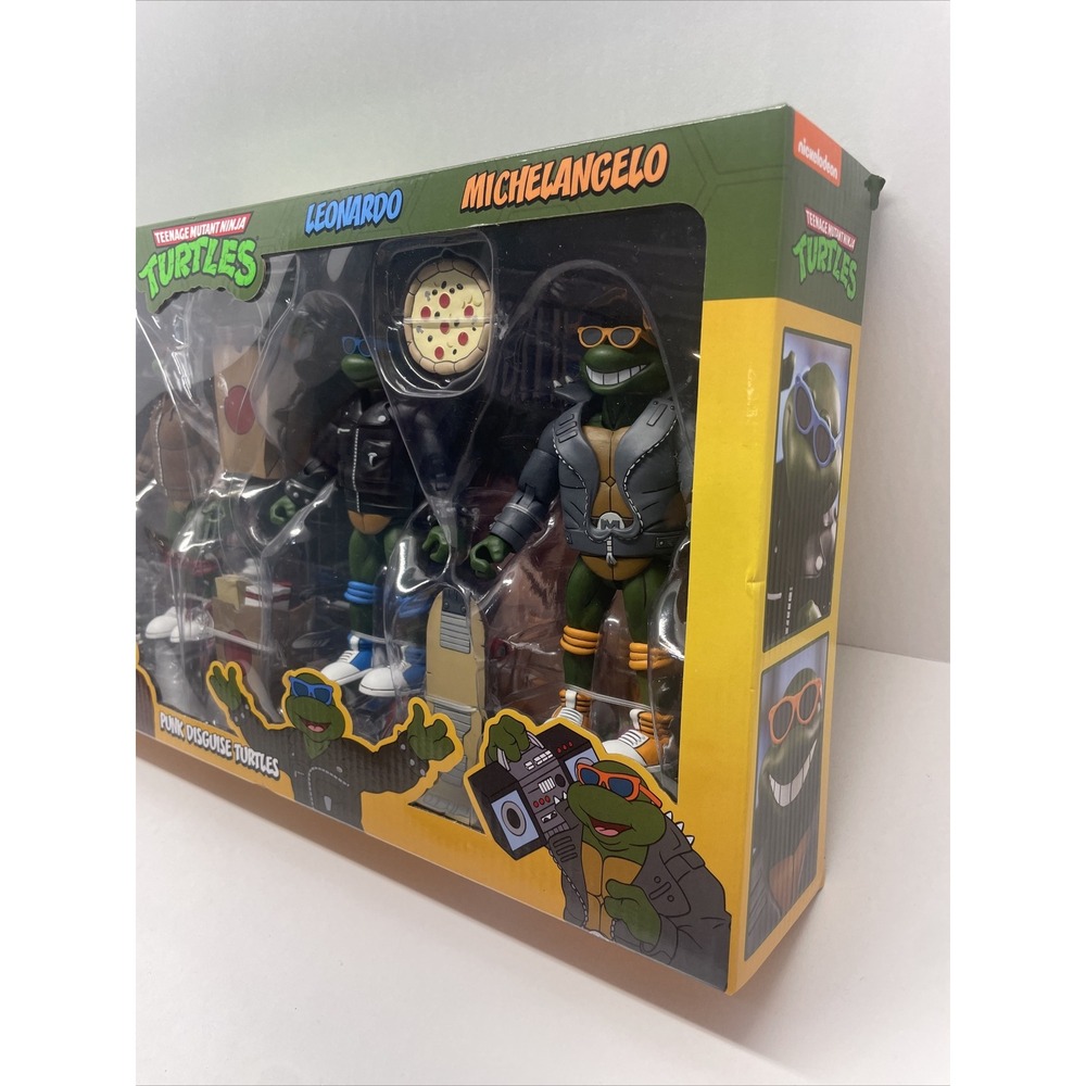 NECA TMNT Punk Disguise Turtles Haulathon 2024 Exclusive Action Figure 4-Pack ✅ - Picture 4 of 16